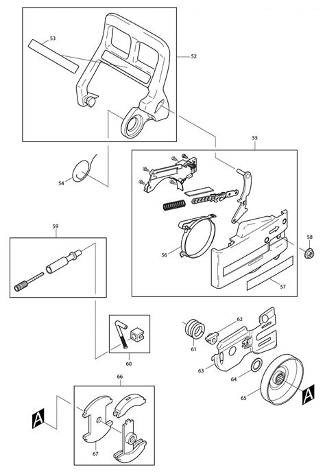 Makita Dcs Engine Chain Saw Spare Parts Spare Dcs From Spare