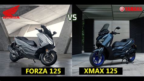 New Honda Forza Vs Yamaha Xmax Comparison Tm Youtube