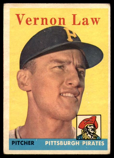 1958 Topps 132 Vern Law EX Pirates ID 63156 EBay