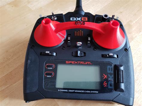 Spektrum Dx8 G2 Gimbal Protector By Theonepete Download Free Stl