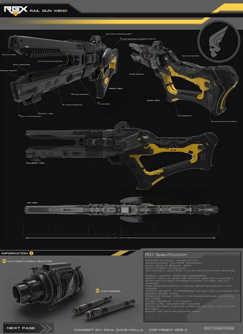 Rail Gun Xeno Rgx First Project For Concept Pages Software