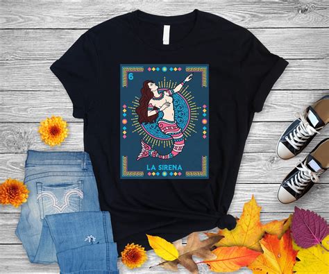 La Sirena Loteria Mexicana Mexican Lottery Unisex Etsy