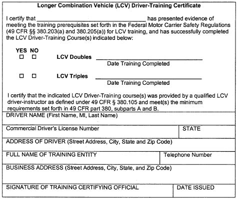 Truck Driver Training Longer Combination Vehicle LCV Training