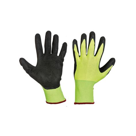 Satin Nitrile Coated Nylon Gloves Optimal Protection