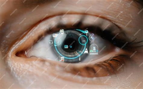 Premium Photo A Smart Contact Lens Providing Augmented Reality