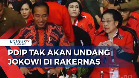 Pdip Putuskan Tak Undang Jokowi Dalam Rakernas Presiden Sibuk