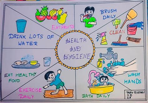 Health and Hygiene | Health and safety poster, Health awareness poster ...