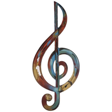 Rainbow Treble Clef Metal Wall Decor Hobby Lobby