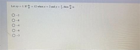 Solved Let Xy 1 If They 12 When X 2 And Y 1 Then Chegg