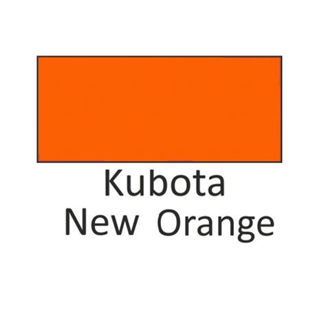 New Kubota Bright Orange 400ml 1989 Acrylic Gloss Aerosol Paint NEXT