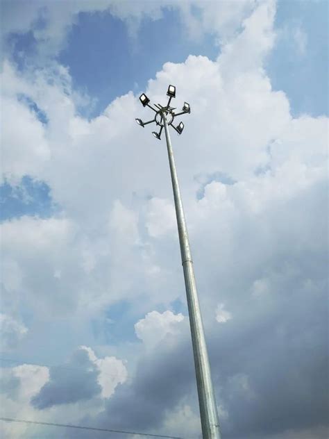 Gi High Mast Lighting Round Pole For Highway M At Rs Piece