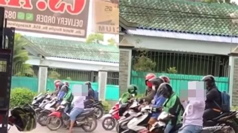 Viral Siswi Sma Berkerudung Pakai Helm Nyeleneh Warganet Ranger Putih