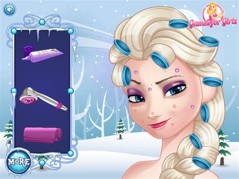 Elsa Great Makeover - Play Online on Flash Museum 🕹️