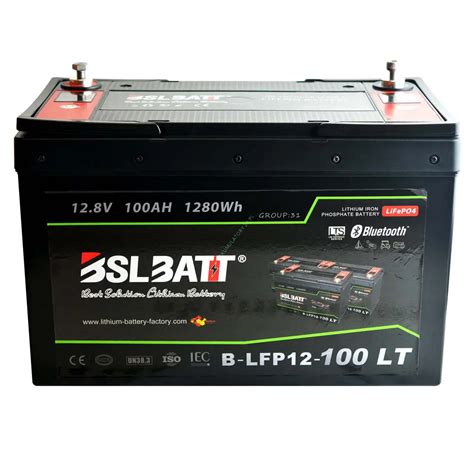 ᐉ Аккумулятор BSLBATT 12 V 100AH LiFePO4 BMS LCD Bluetooth А5