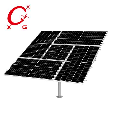 30kw Dual Axis Solar PV Tracking System Smart Tracker Silent Solar