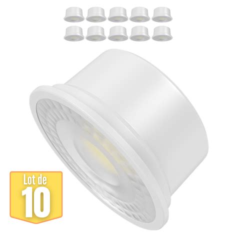 Lot De 10 Modules LED 5W Pour Spots Encastrables GU10 MR16 3000K