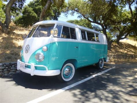 Vw Rivera Split Window Bus Walk Through Camper Van Carmel