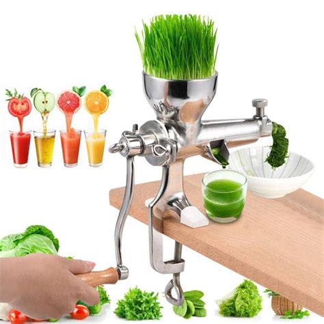 Соковыжималка ручная шнековая AKITAJP wheatgrass juicer manual SS ...