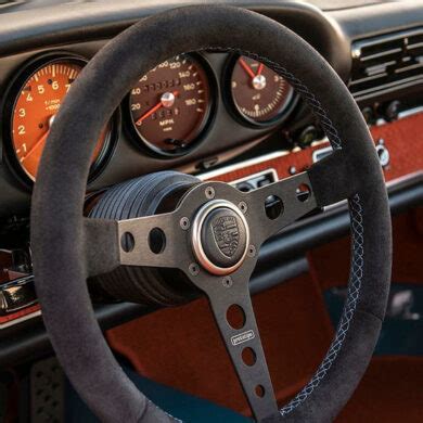 50+ Stunning Singer Porsche Steering Wheel & Dashboard Pics