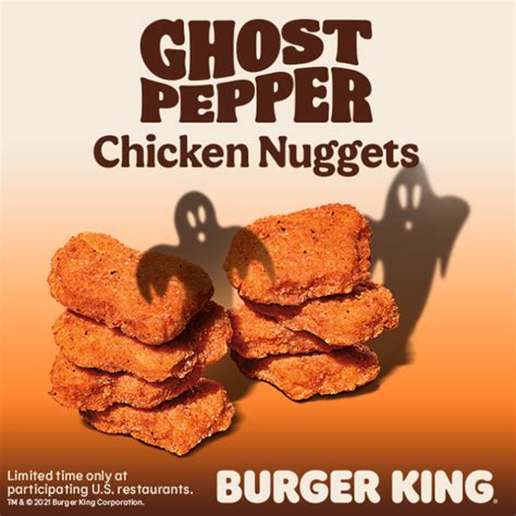 Burger King Fries Up New Ghost Pepper Chicken Nuggets