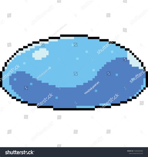 Vector Pixel Art Isolated Water Drop Stock Vector (Royalty Free) 1680366484 | Shutterstock