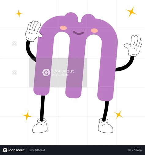 Carácter De La Letra M Animated Icon Free Download Signos Y Símbolos