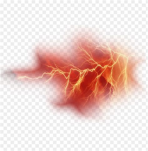 Red Lightning Effect Png PNG Transparent With Clear Background ID ...