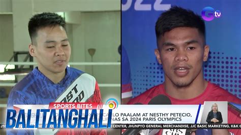 Poc Pinoy Boxers Carlo Paalam At Nesthy Petecio Flag Bearers Ng