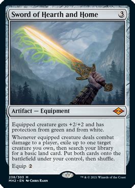 Sword of Hearth and Home MtG Art from Modern Horizons 2 Set by Chris ...