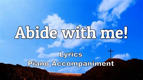 Abide With Me Hymns Piano Accompaniment YouTube