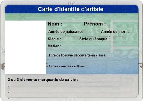 Carte d identité Carte identité enfant Carte identite francaise