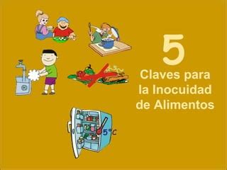 5 Clavesde Inocuidad De Los Alimentos PPT