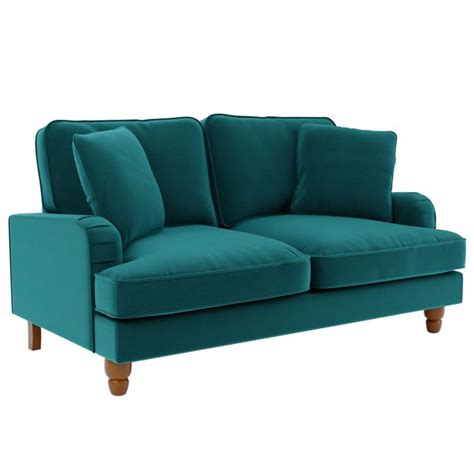 Beatrice Velvet 2 Seater Sofa Dunelm