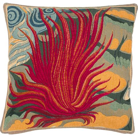 Coussin Le Feu d après la tapisserie de l Apocalypse Jules Pansu