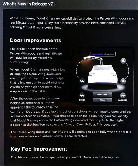 Tesla improves Model X falcon wing doors with better obstacle detection