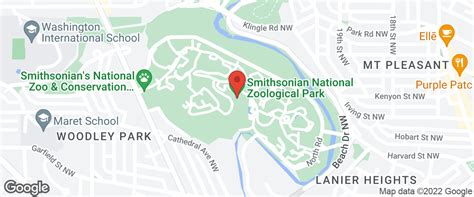 Smithsonian National Zoo Map