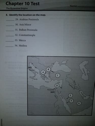 BJU Grade 6 History Ch 10 Test Byzantine Empire Flashcards Quizlet