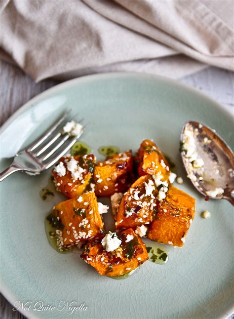 Roast Pumpkin With Feta And Honey Not Quite Nigella