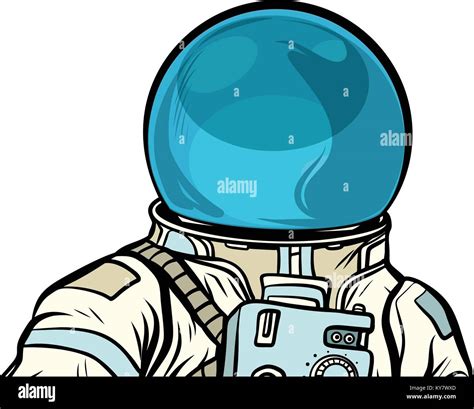 Astronaute Astronaute Pilote Portrait Banque D Images Vectorielles Alamy