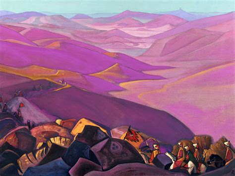 Mongolia Campaign Of Genghis Khan C1937 By Nicholas Roerich Artchive