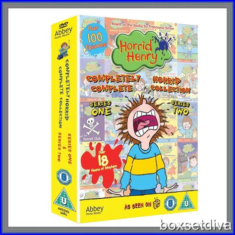 Horrid Henry Complete Series 1 And 2 Brand New Dvd Boxset