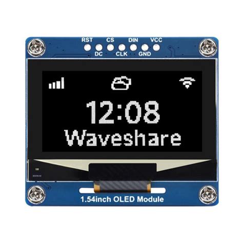 Módulo de pantalla OLED Waveshare de 1 54 pulgadas resolución de 128