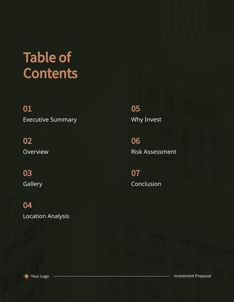 Prime Real Estate Investment Proposal Template Visme