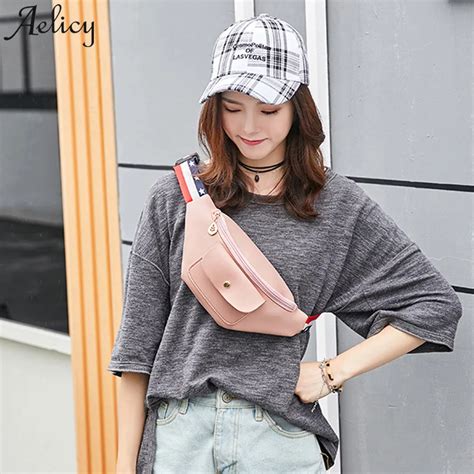 Aelicy Bags For Women 2018 Cute Pack Waist Belt Bags Casual Solid Color