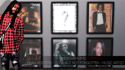 Urban Music Artist Posters [Recolor] - MessiahSims