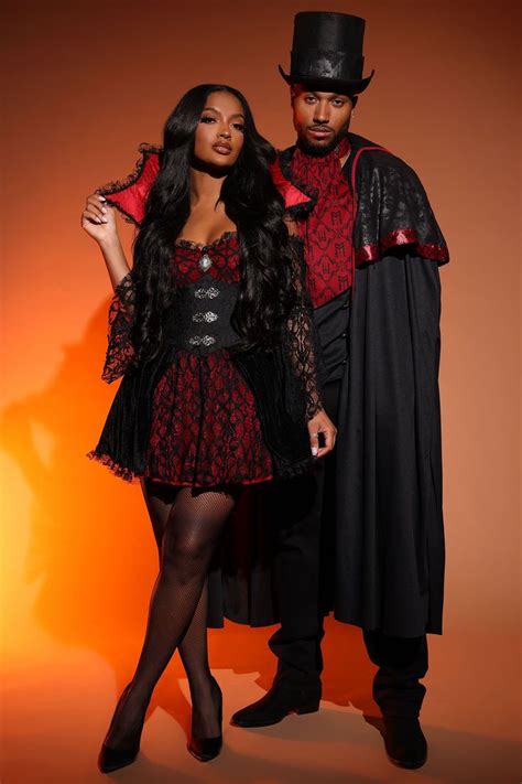 Womens Frightfully Beautiful Vampire 2 Piece Victorian Costume Set In