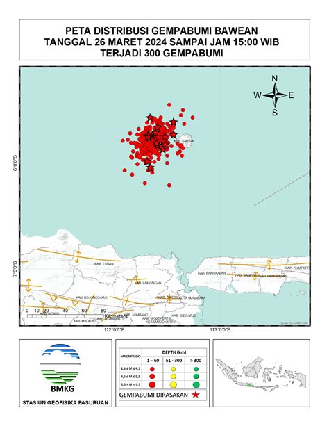 Selasa Siang Gempa Tektonik 43 Sr Terasa Di Laut Tuban Jatimpedia