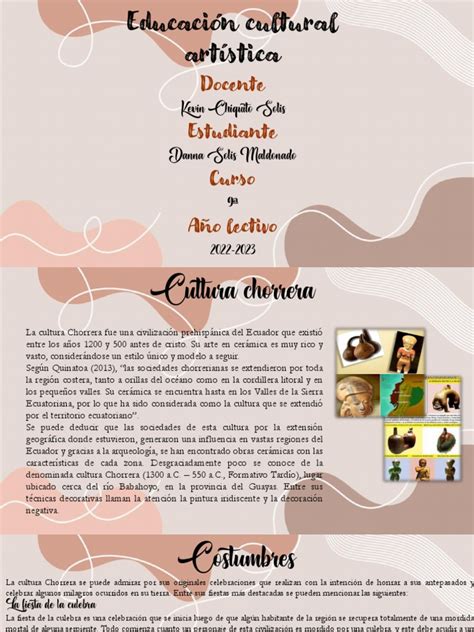 Cultura Chorrera Pdf