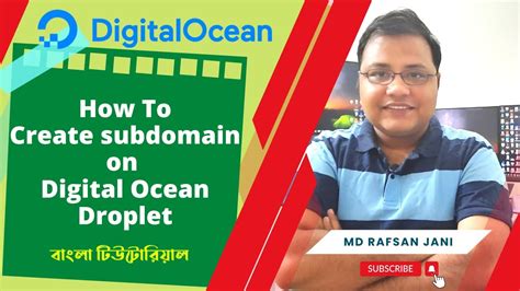 How To Create Subdomain On Digital Ocean Droplet Step By Step Bangla