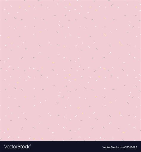 Seamless Pattern Pink Donut Glaze Cerface Vector Image